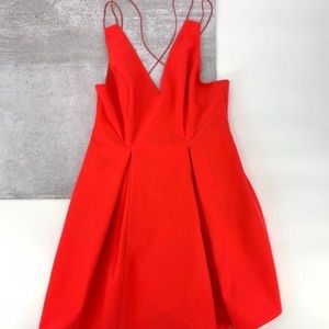 Cherry red Topshop dress